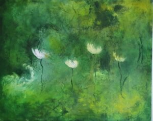 Unohdettu puutarha, 70x80, myyty