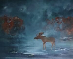 Aamuyön tarkkailija, 72x93, 420€