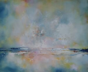 Välkkyvät veet, 50x65, MYYTY