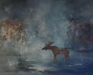 Ensilumi yllätti, 72x92x2, 420€
